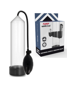 Pump addicted - bomba erecciÓn rx3 transparente con vibrador