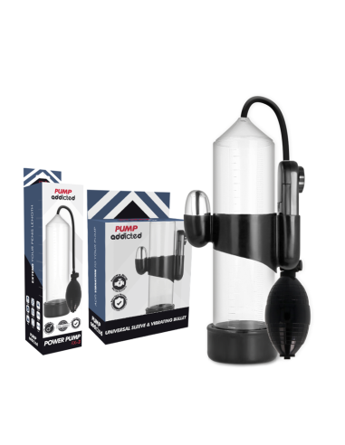 Pump addicted - bomba erecciÓn rx3 transparente con vibrador
