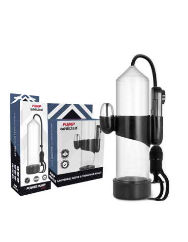 Pump addicted - bomba erecciÓn rx5 transparente con vibrador