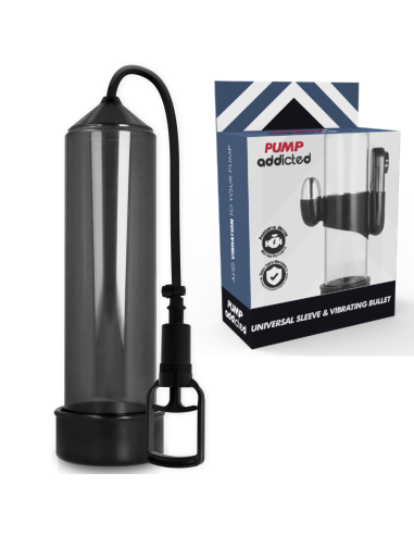 Pump addicted - bomba erecciÓn rx7 negro con vibrador