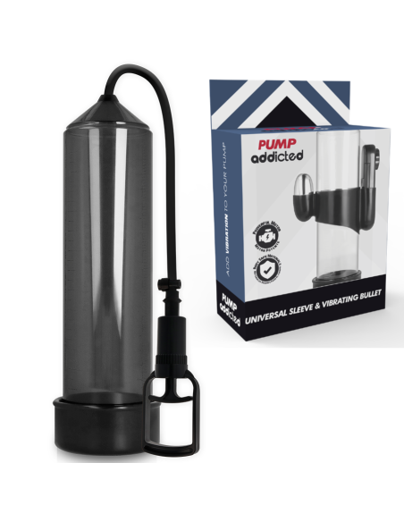 Pump addicted - bomba erecciÓn rx7 negro con vibrador