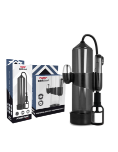 Pump addicted - bomba erecciÓn rx7 negro con vibrador 2