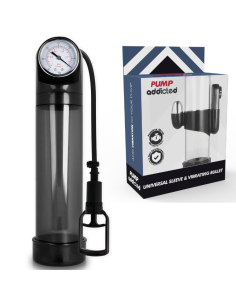Pump addicted - bomba erecciÓn rx9 negro con vibrador