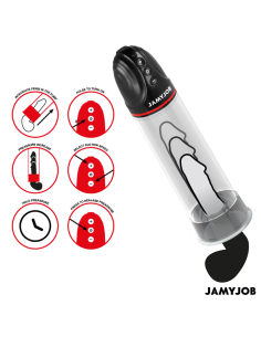 Jamyjob - xpand bomba automÁtica 3 niveles de succionador gris