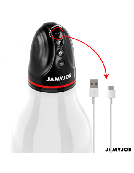 Jamyjob - xpand lite bomba automtica de testÍculos 3 niveles de succionador gris