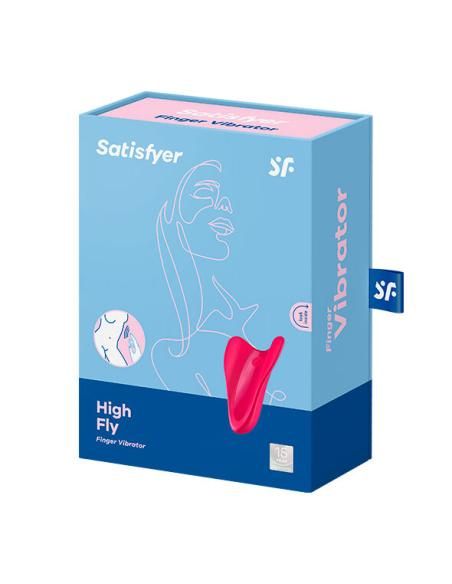 Satisfyer - high fly vibrador dedal fuchsia