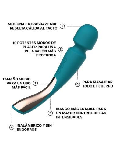 Lelo - masajeador smart medium wand 2 verde agua