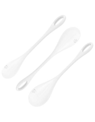 Satisfyer - yoni power 1 kit de entrenamiento blanco