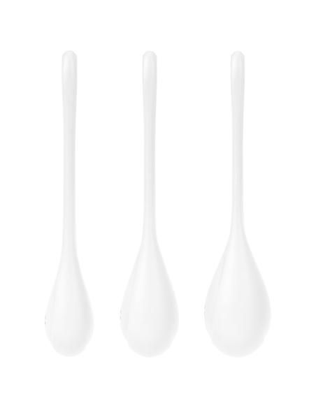 Satisfyer - yoni power 1 kit de entrenamiento blanco