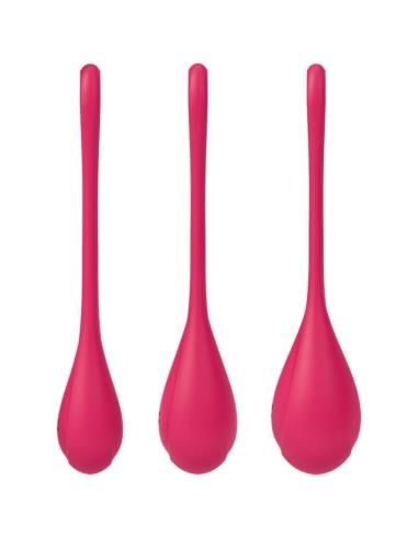 Satisfyer - yoni power 1 kit de entrenamiento rojo