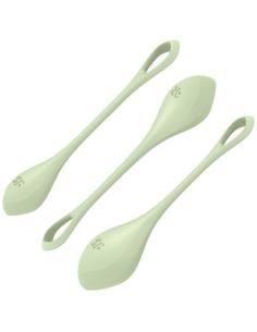 Satisfyer - yoni power 2 kit de entrenamiento verde