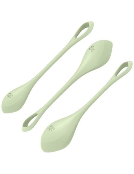Satisfyer - yoni power 2 kit de entrenamiento verde