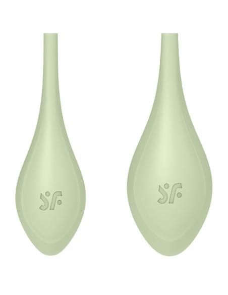 Satisfyer - yoni power 2 kit de entrenamiento verde