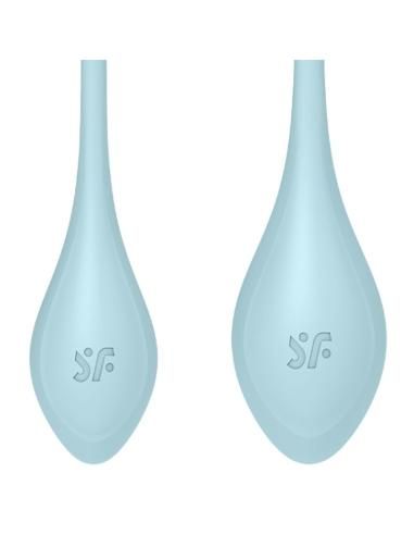 Satisfyer - yoni power 2 kit de entrenamiento azul