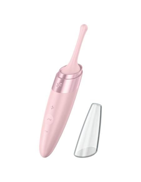 Satisfyer - twirling delight estimulador clitoris rosa
