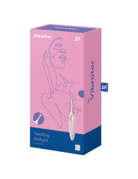 Satisfyer - twirling delight estimulador clitoris rosa