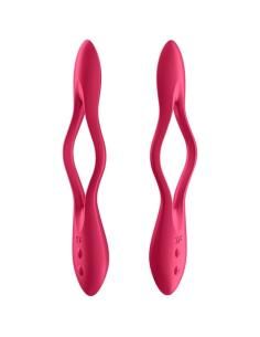 Satisfyer - elastic joy multi vibrador rojo 2