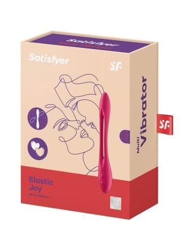 Satisfyer - elastic joy multi vibrador rojo