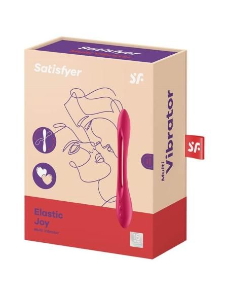 Satisfyer - elastic joy multi vibrador rojo