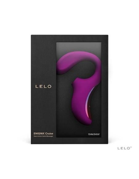 Lelo - enigma cruise masajeador sonico doble estimulacion morado