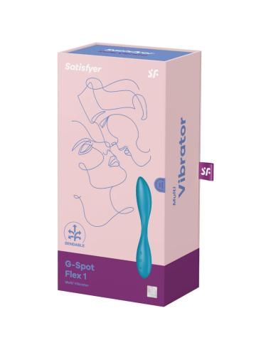 Satisfyer - g-spot flex 1 multi vibrador azul