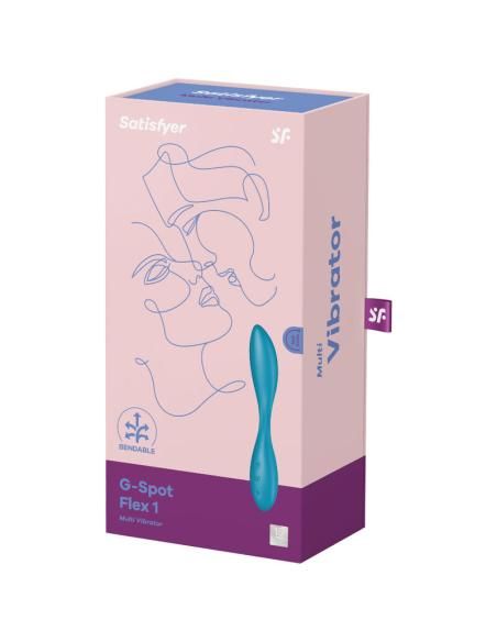 Satisfyer - g-spot flex 1 multi vibrador azul