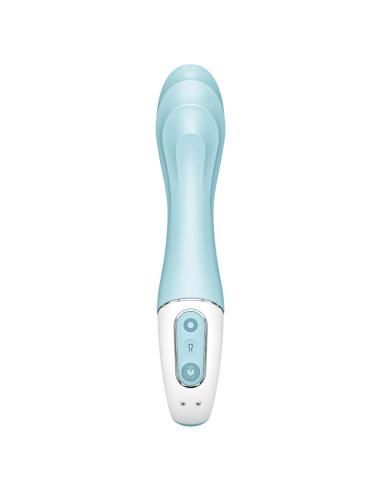 Satisfyer - air pump vibrator 5+ vibrador punto g inflable app azul