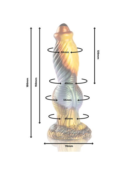 Epic - phoenix dildo el resurgir del placer recargable control remoto