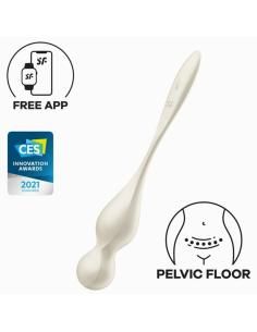 Satisfyer - love birds bolas kegel vibradoras blanco