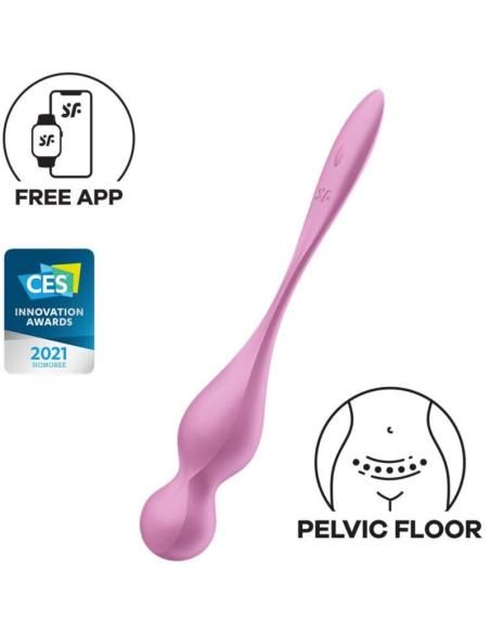 Satisfyer - love birds bolas kegel vibradoras rosa