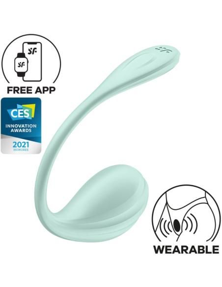 Satisfyer - smooth petal estimulador punto g verde agua app gratuita