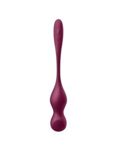 Satisfyer - love birds vary bolas vibradores app gratuita rojo vino 2