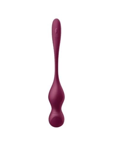 Satisfyer - love birds vary bolas vibradores app gratuita rojo vino