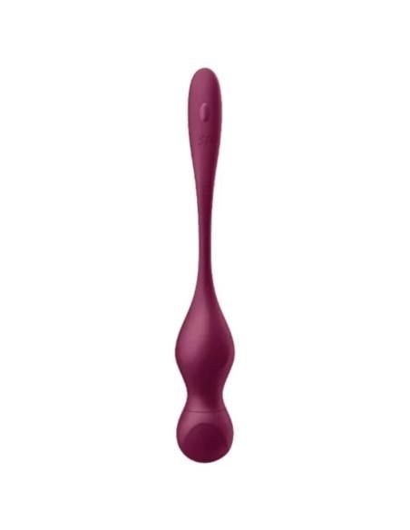 Satisfyer - love birds vary bolas vibradores app gratuita rojo vino