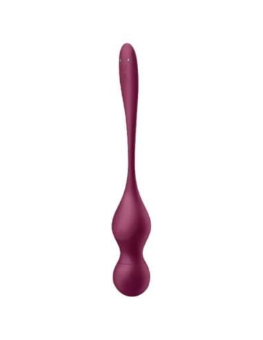 Satisfyer - love birds vary bolas vibradores app gratuita rojo vino