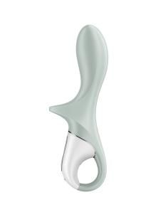 Satisfyer - air pump booty 3 vibrador anal inflable verde gris