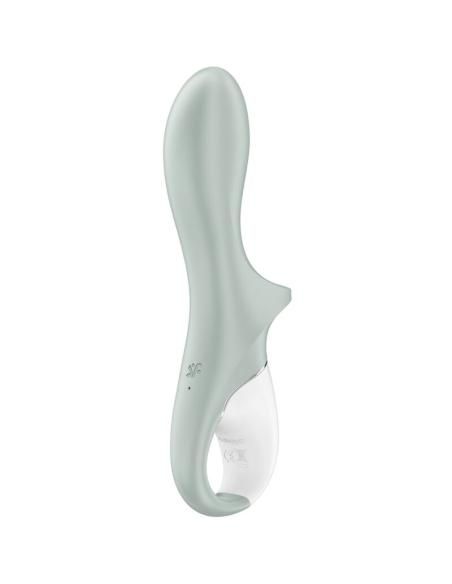 Satisfyer - air pump booty 3 vibrador anal inflable verde gris