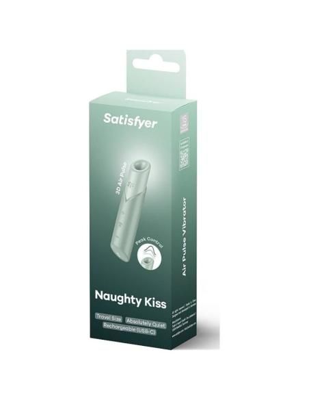 Satisfyer - naughty kiss estimulador clÍtoris por ondas verde agua