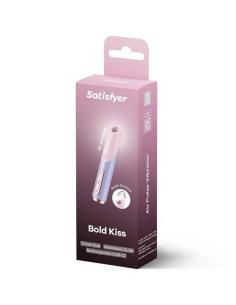 Satisfyer - bold kiss estimulador clÍtoris por ondas rosa / violeta 2