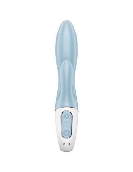 Satisfyer - air pump bunny 1 vibrador inflable rabbit azul