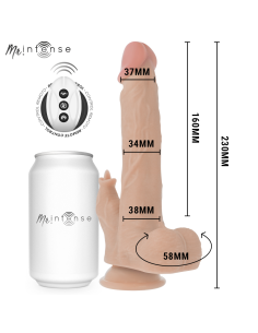 Mr intense - redford realÍstico multifunciÓn con vibraciÓn, rotacion y up and down control remoto 23 cm -o- 3.5 cm 2