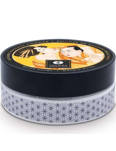Shunga - kit polvos de masaje comestible mango