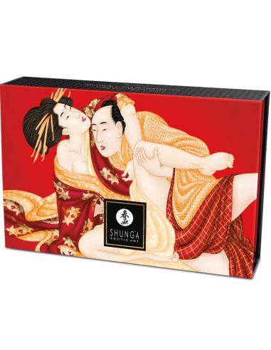 Shunga - kit polvos de masaje comestible fresa