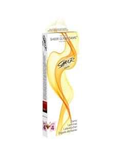 Sheer glyde - dams lÁminas latex sexo oral fresa 2