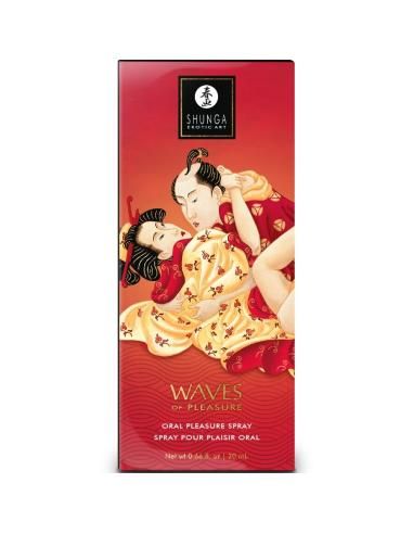 Shunga - waves pleasure spray oral seductor fresa 20 ml
