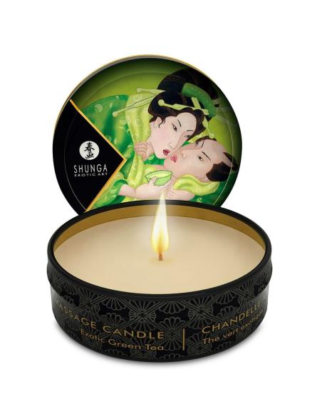 Shunga - mini caress by candelight vela masaje tÉ verde 30 ml