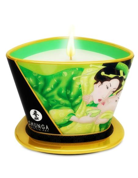 Shunga - mini caress by candelight vela masaje tÉ verde 170 ml