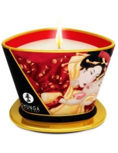 Shunga - mini caress by candelight vela masaje fresas y cava 170 ml