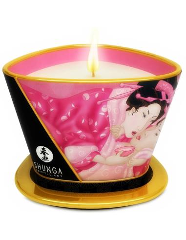 Shunga - mini caress by candelight vela masaje rosas afrodisÍacas 170 ml