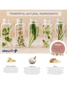 Sizegain plus – complemento alimenticio para aumentar el tamaño del pene y mejorar la potencia sexual 2
